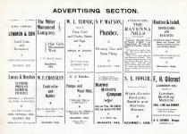 Advertisement, Buffalo County 1907